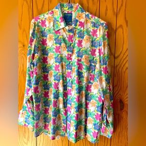 MICHAEL’S Casual Floral Button Down NWOT